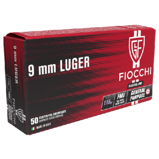 9mm LUGER FMJ 115gr FIOCCHI