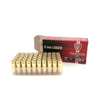 9mm LUGER FMJ 124gr FIOCCHI