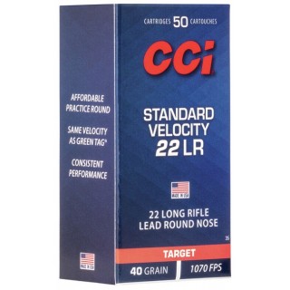 22LR 40gr CCI STANDARD...