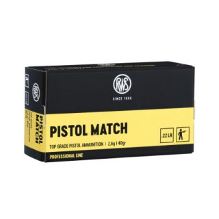 22LR PISTOL MATCH 2,6g/40gr...